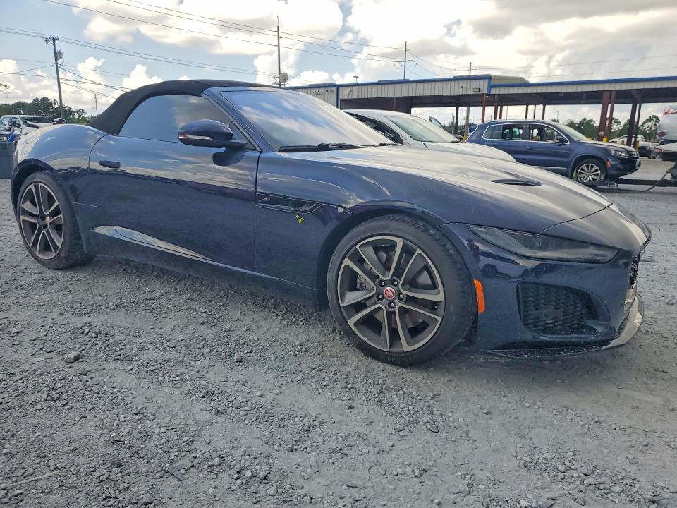 2021 Jaguar F-type VIN SAJDD5GX9MCK70386 COPART salvage auction — FRONT END, Fl - Cert Of Title Slvg Rebuildable, sold $15,100 on 2026-08-25 (photo 4)