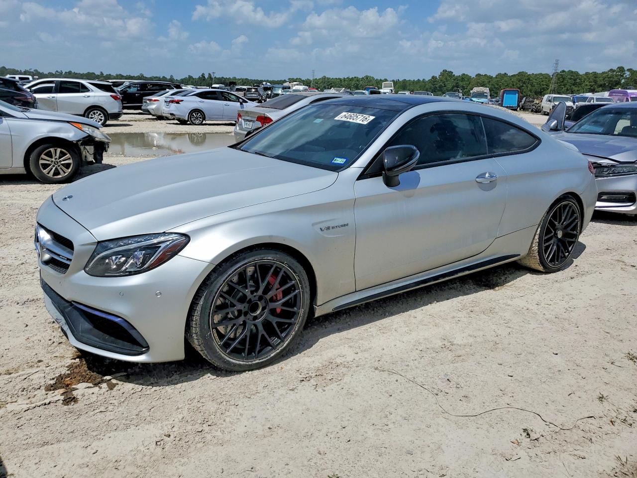 2018 Mercedes-Benz C-Class VIN WDDWJ8HB4JF680436 — COPART salvage auction photo