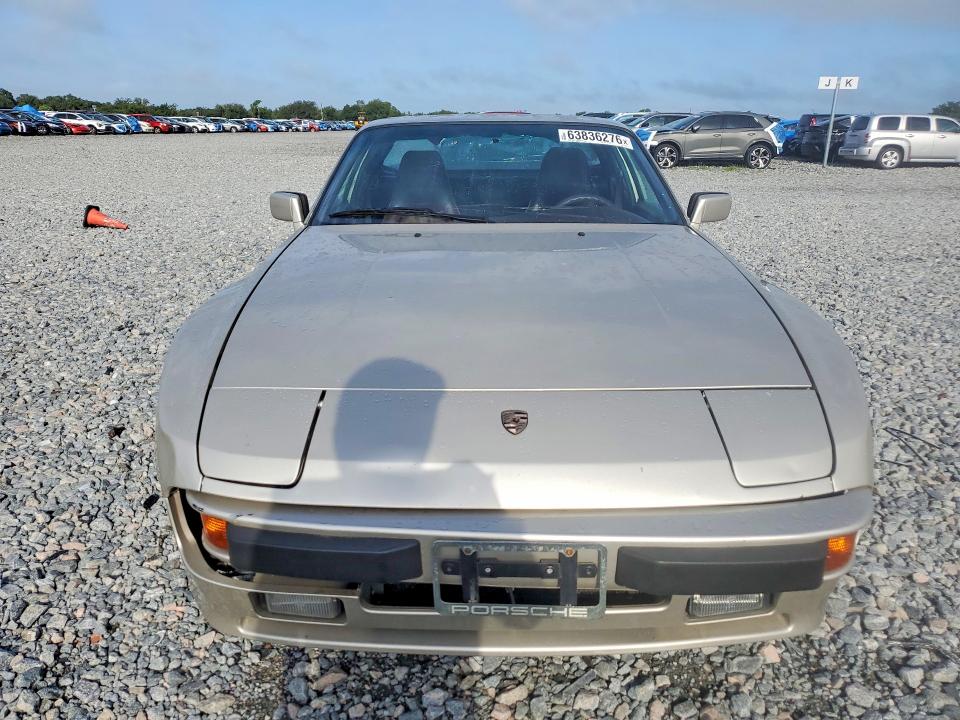 1987 Porsche 944 VIN WP0AB0946HN475879 COPART salvage auction — SIDE, NJ - CERTIFICATE OF TITLE, sold $575 on 2026-08-11 (photo 5)