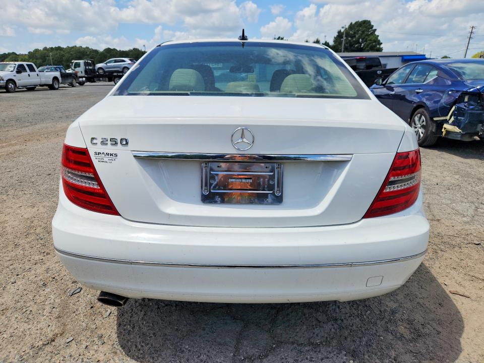 2013 Mercedes-benz C class VIN WDDGF4HB7DA771541 COPART salvage auction — FRONT END, LA - CERTIFICATE OF TITLE, sold $700 on 2026-08-13 (photo 6)