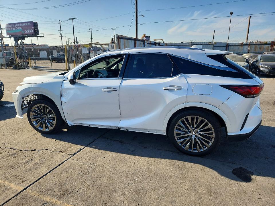 2023 Lexus Rx VIN 2T2BBMCA6PC022269 COPART salvage auction — FRONT END, Ca - Salvage Certificate, sold $14,800 on 2026-09-14 (photo 2)