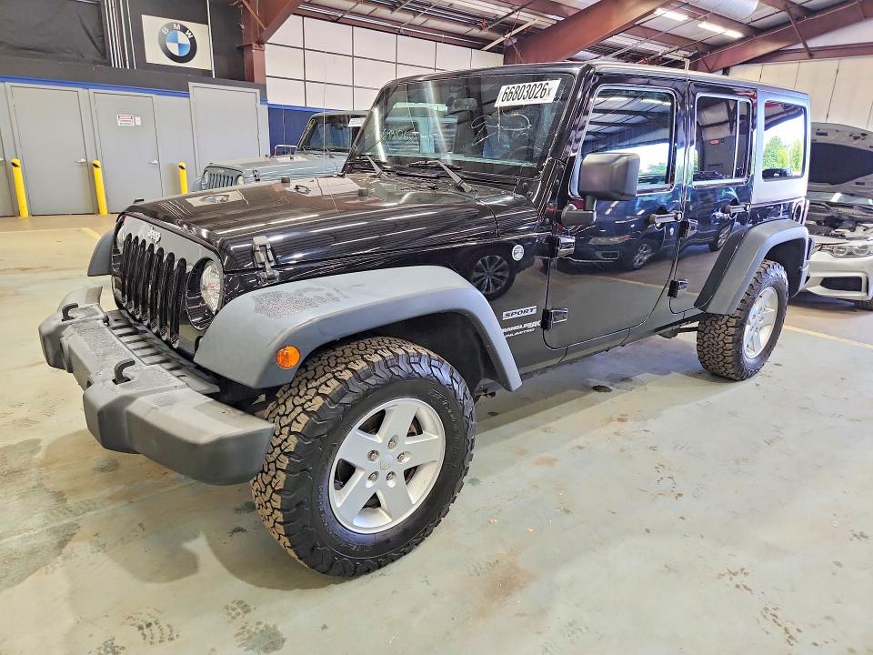 2018 Jeep Wrangler unlimited VIN 1C4BJWDG5JL888728 COPART salvage auction — NORMAL WEAR, Ma - Certificate Of Title (P), sold $7,400 on 2026-08-27 (photo 1)