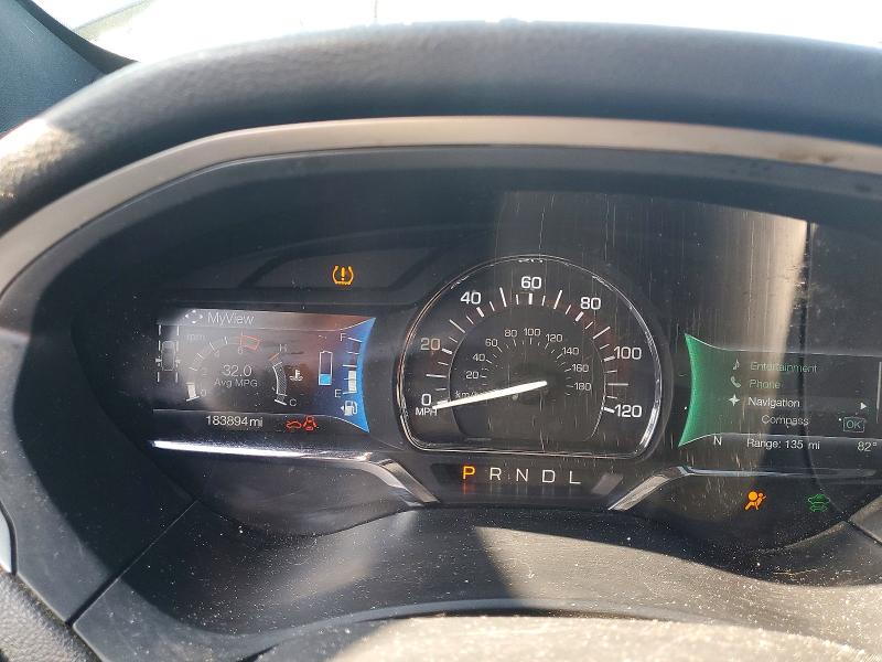2017 Lincoln Mkz VIN 3LN6L5MU7HR602672 COPART salvage auction — FRONT END, Salvage Title, sold $725 on 2026-08-31 (photo 9)