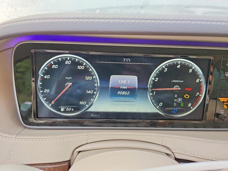 2017 Mercedes-benz S-klasse VIN WDDUG8FB2HA309596 COPART salvage auction — VANDALISM, Ny - Mv-907A Salvage Certificate, sold $8,800 on 2026-08-24 (photo 9)