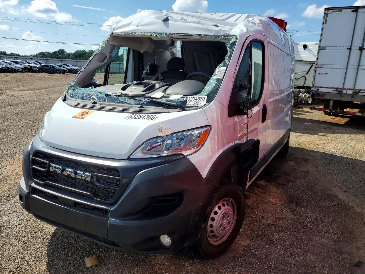2026 Ram ProMaster 2500 VIN 3C6LRVDG4TE179654 — COPART salvage auction photo