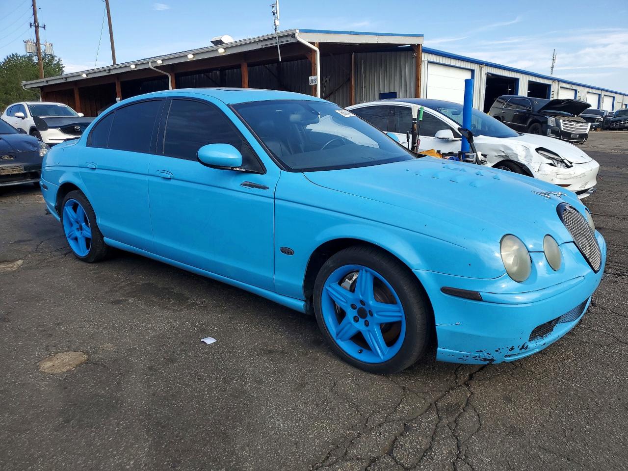 2003 Jaguar S type VIN SAJEA03V431M63575 COPART salvage auction — Side, CO - CERTIFICATE OF TITLE (P), sold $375 on 2026-09-03 (photo 4)