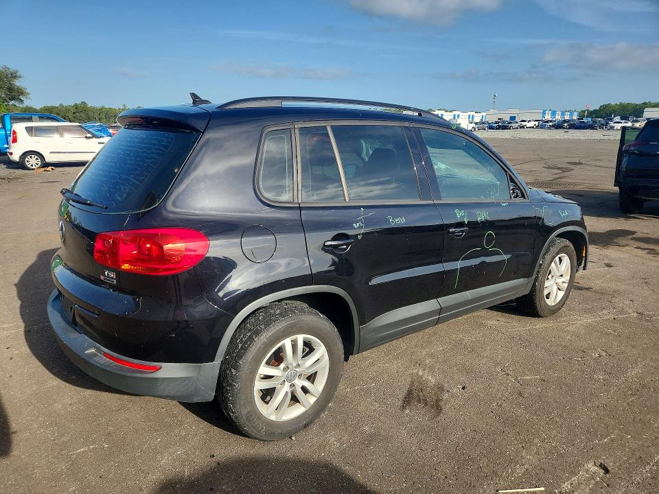 2017 Volkswagen Tiguan VIN WVGBV7AX0HK024793 COPART salvage auction — FRONT END, Fl - Cert Of Title Slvg Rebuildable, sold $2,000 on 2026-08-17 (photo 3)