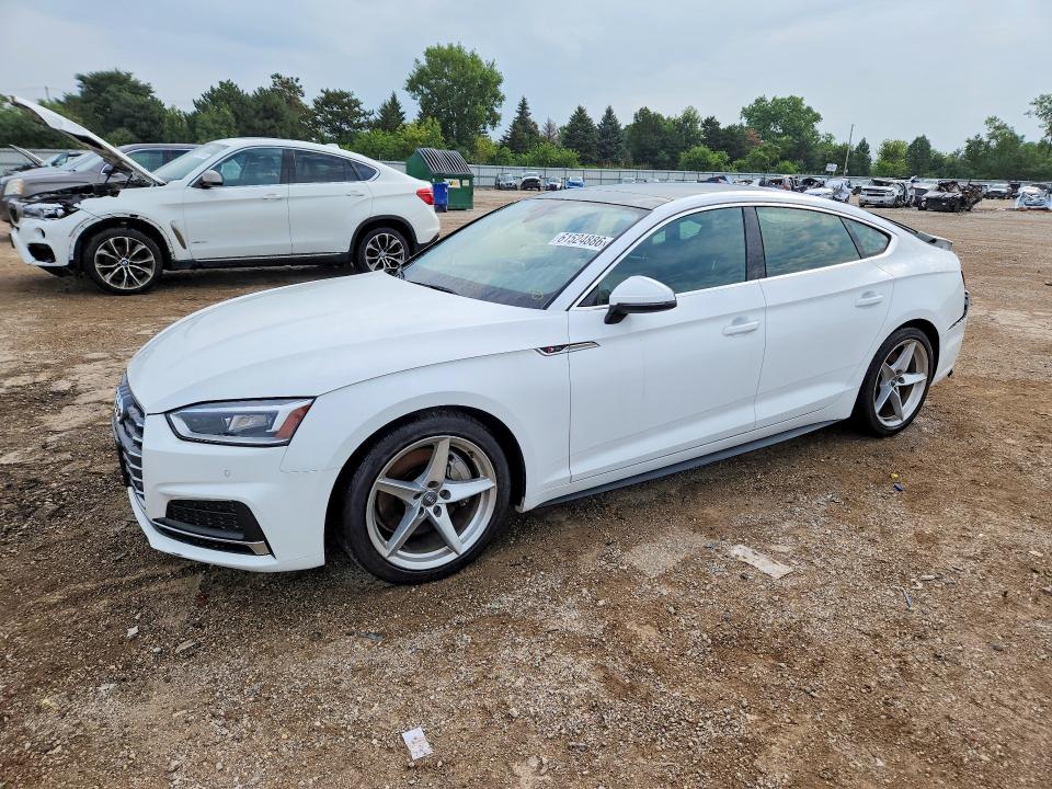 2018 Audi A5 VIN WAUENCF50JA135841 — COPART salvage auction photo