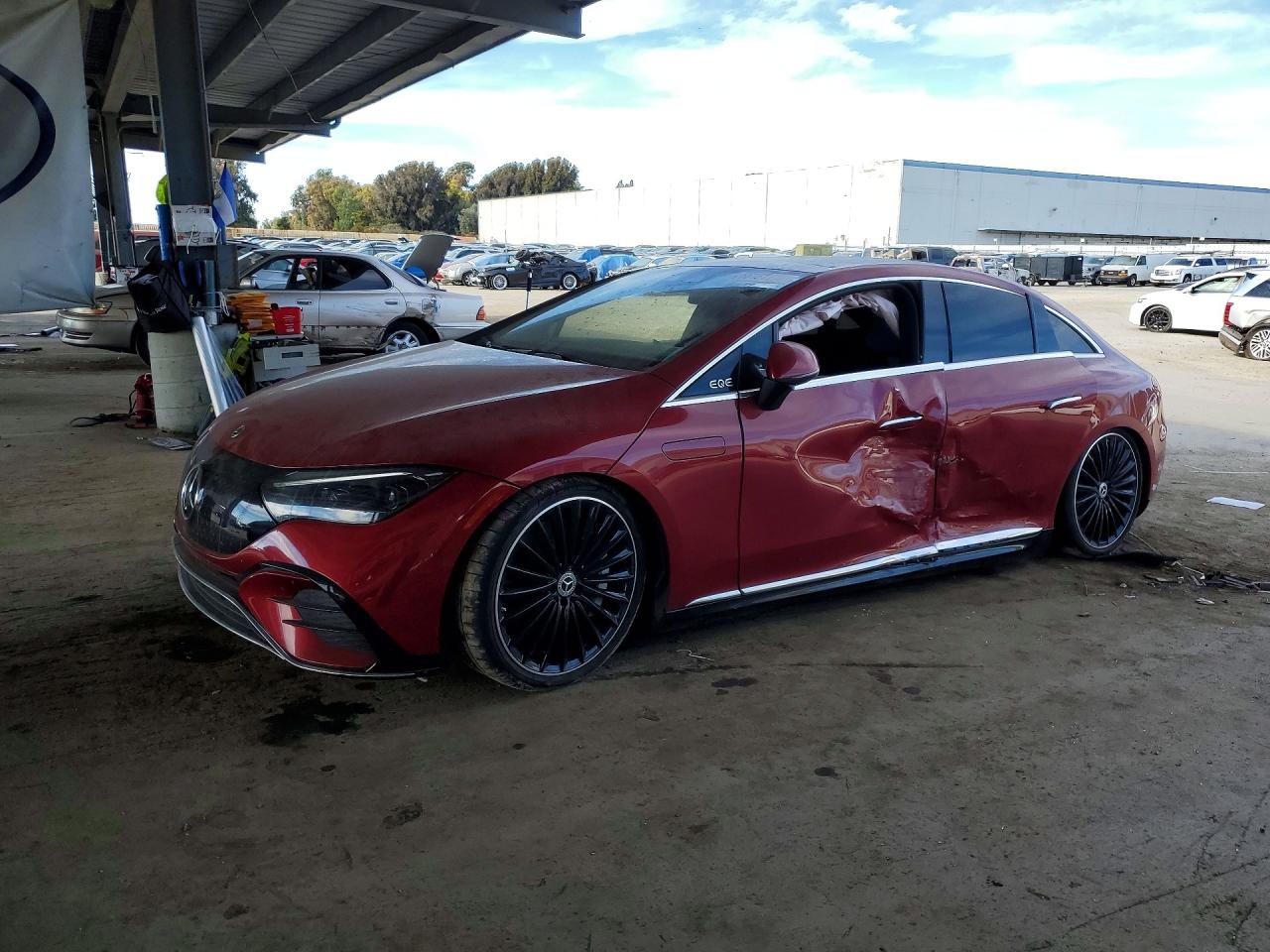 2024 Mercedes-Benz EQE VIN W1KEG1CB9RF045331 — COPART salvage auction photo