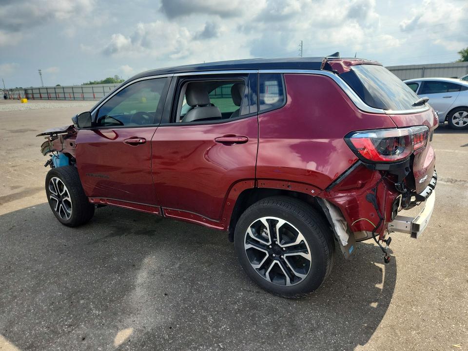 2022 Jeep Compass VIN 3C4NJDCB9NT108473 COPART salvage auction — REAR END, Fl - Cert Of Title Slvg Rebuildable, sold $8,300 on 2026-08-31 (photo 2)