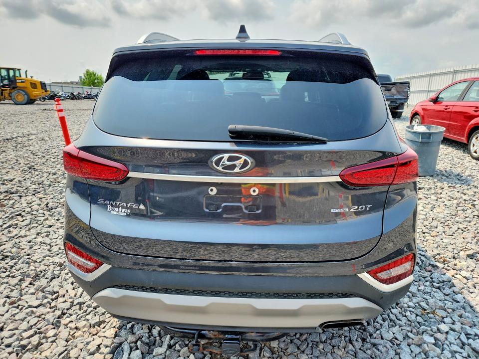 2020 Hyundai Santa fe VIN 5NMS3CAA1LH300918 COPART salvage auction — FRONT END, WI - CERT OF TITLE-SALVAGE VEHICLE, sold $7,600 on 2026-08-24 (photo 6)