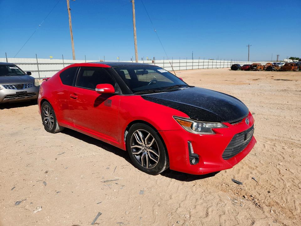 2014 Scion Tc VIN JTKJF5C75E3073632 COPART salvage auction — WATER/FLOOD, Tx - Salvage Title-Flood Damage, sold $1,000 on 2026-09-02 (photo 4)