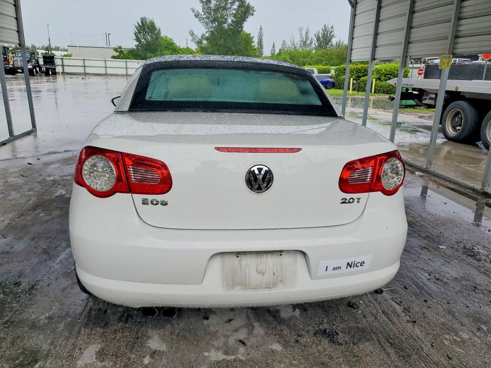2010 Volkswagen Eos VIN WVWFA7AH7AV011795 COPART salvage auction — FRONT END, Fl - Cert Of Title Slvg Rebuildable, sold $1,200 on 2026-08-17 (photo 6)