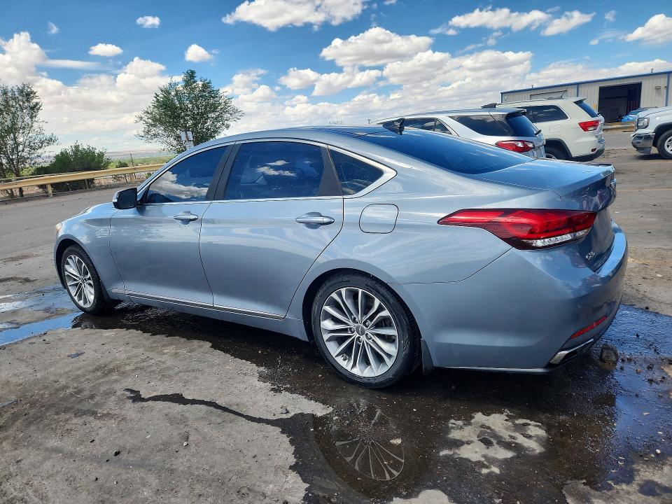 2017 Genesis G80 VIN KMHGN4JEXHU200823 COPART salvage auction — SIDE, Salvage Title, sold $1,400 on 2026-10-15 (photo 2)