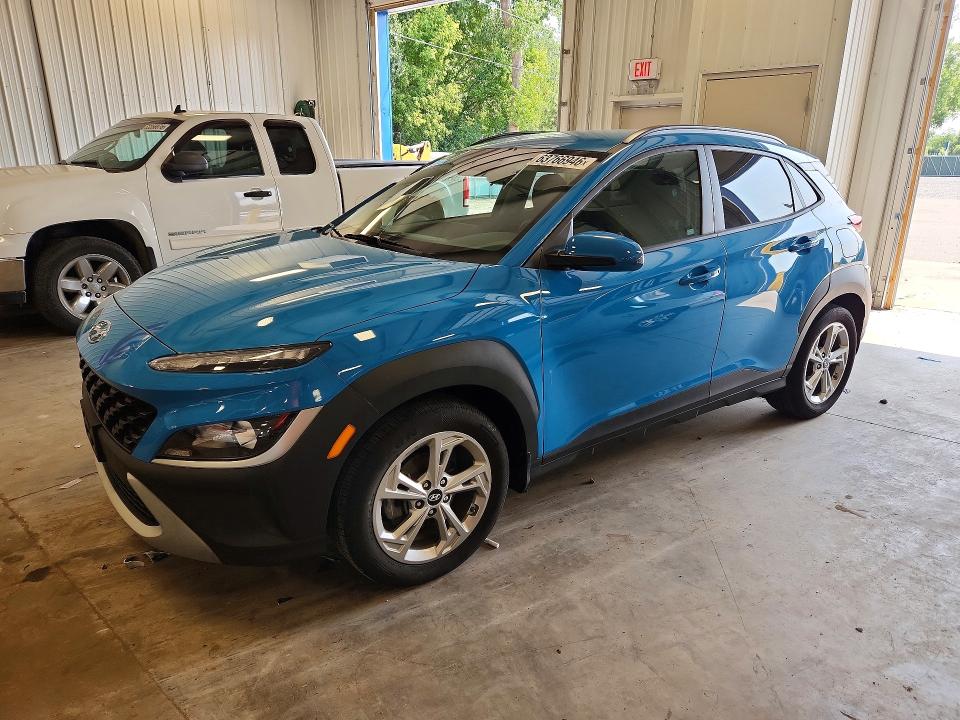 2022 Hyundai Kona VIN KM8K62AB6NU877588 — COPART salvage auction photo