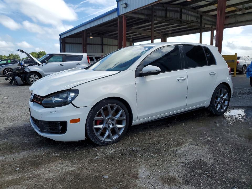 2013 Volkswagen Gti VIN WVWHV7AJ8DW127943 COPART salvage auction — FRONT END, Fl - Cert Of Ttl-Rebuilt&Slvg Rbld, sold $2,100 on 2026-08-18 (photo 1)