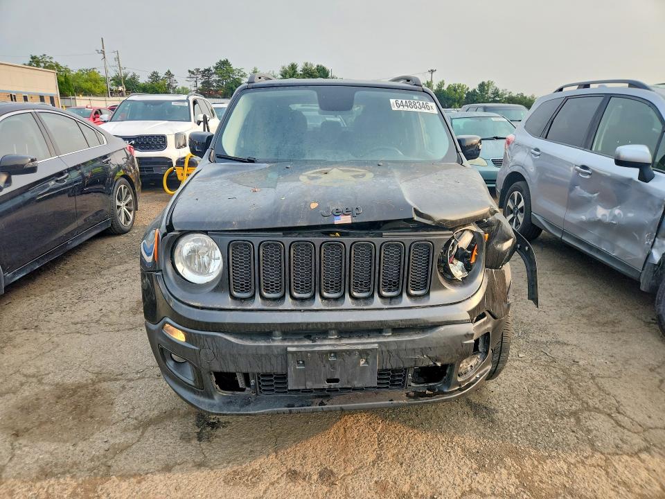 2017 Jeep Renegade VIN ZACCJBBB9HPG09453 COPART salvage auction — FRONT END, Ct - Cert Of Title-Salvage, sold $600 on 2026-08-21 (photo 5)