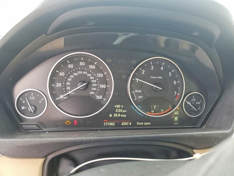 2013 BMW 3er VIN WBA3A5C53DF355677 COPART salvage auction — UNDERCARRIAGE, Al - Certificate Of Title, sold $1,000 on 2026-08-18 (photo 9)