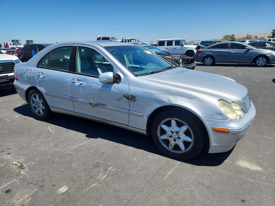 2004 Mercedes-benz C class VIN WDBRF61J14F554570 COPART salvage auction — SIDE, Ca - Salvage Certificate, sold $200 on 2026-08-26 (photo 4)