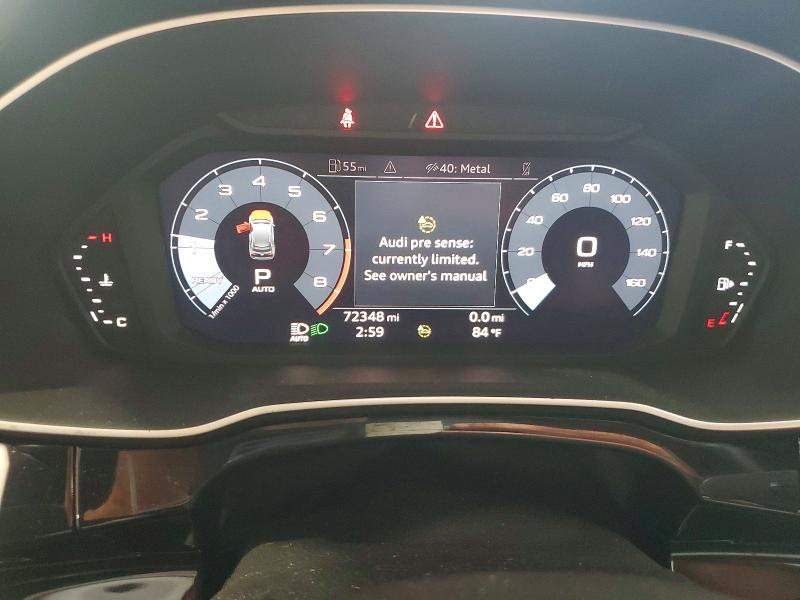 2021 Audi Q3 VIN WA1EECF38M1128426 COPART salvage auction — FRONT END, NC - SALVAGE CERTIFICATE OF TITLE, sold $12,600 on 2026-10-05 (photo 9)