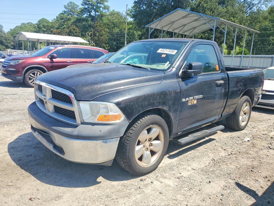2011 Dodge Ram 1500 VIN 3D7JB1EK0BG537602 COPART salvage auction — FRONT END, GA - CERTIFICATE OF TITLE, sold $975 on 2026-08-24 (photo 1)