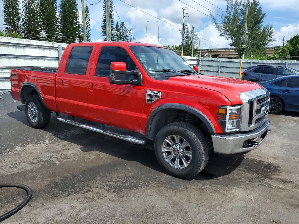2008 Ford F250 VIN 1FTSW21R38EC45731 COPART salvage auction — MECHANICAL, Fl - Cert Of Title-Rebuilt, sold $500 on 2026-08-31 (photo 4)