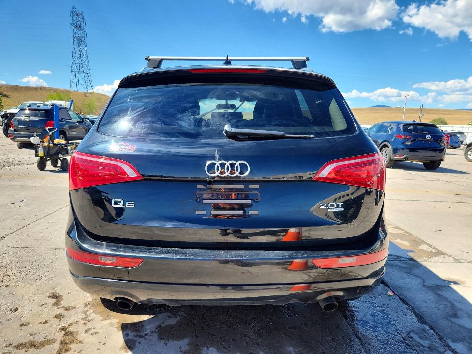 2012 Audi Q5 VIN WA1LFAFP9CA004353 COPART salvage auction — FRONT END, Co - Salvage Title, sold $650 on 2026-09-02 (photo 6)