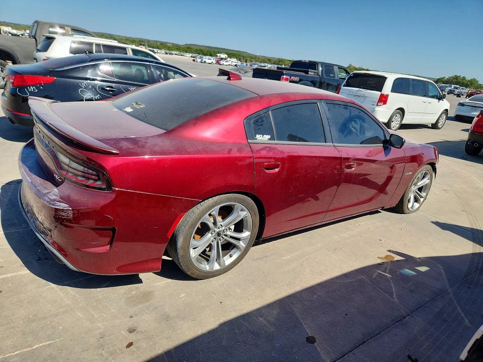 2021 Dodge Charger VIN 2C3CDXCT1MH556520 COPART salvage auction — FRONT END, Ca - Cert Of Title-Salvaged (P), sold $4,350 on 2026-09-17 (photo 3)