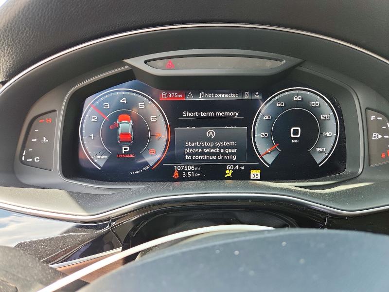 2019 Audi Q8 VIN WA1EVAF14KD036700 COPART salvage auction — FRONT END, Ut - Salvage Certificate, sold $14,300 on 2026-09-04 (photo 9)