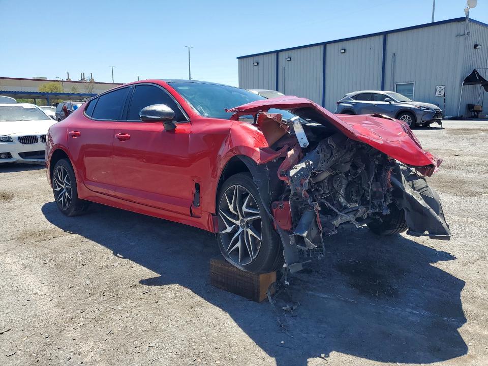 2022 Kia Stinger VIN KNAE35LD3N6106176 COPART salvage auction — FRONT END, NV - SALVAGE TITLE, sold $775 on 2026-09-10 (photo 4)