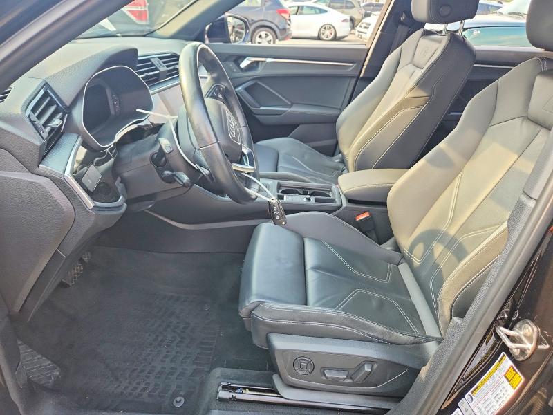 2021 Audi Q3 VIN WA1DECF3XM1031739 COPART salvage auction — SIDE, Salvage Title, sold $11,600 on 2026-08-18 (photo 7)