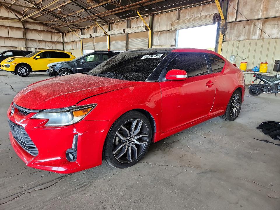 2015 Scion Tc VIN JTKJF5C76FJ013422 COPART salvage auction — REAR END, Az - Cert Of Title - Salvage, sold $600 on 2026-08-24 (photo 1)