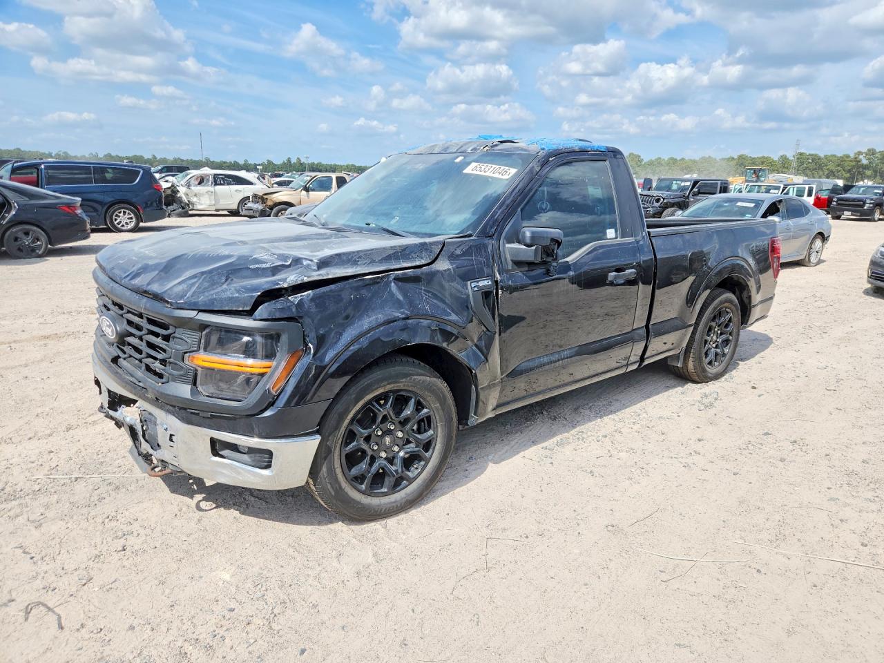 2025 Ford F-150 Lightning VIN 1FTMF1L59SKE64022 — COPART salvage auction photo
