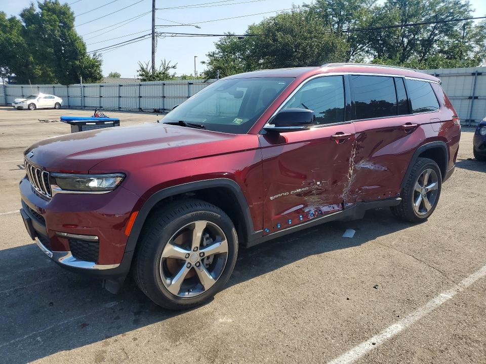 2021 Jeep Cherokee VIN 1C4RJKBG3M8123941 — COPART salvage auction photo