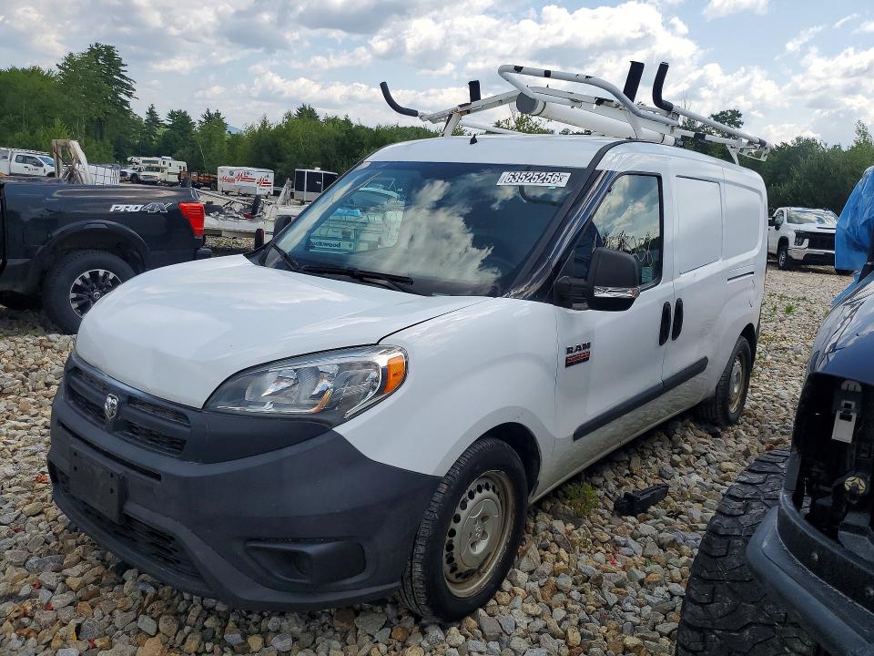 2016 Ram Promaster city VIN ZFBERFATXG6B14611 COPART salvage auction — FRONT END, MA - CERTIFICATE OF TITLE, sold $1,150 on 2026-08-13 (photo 1)