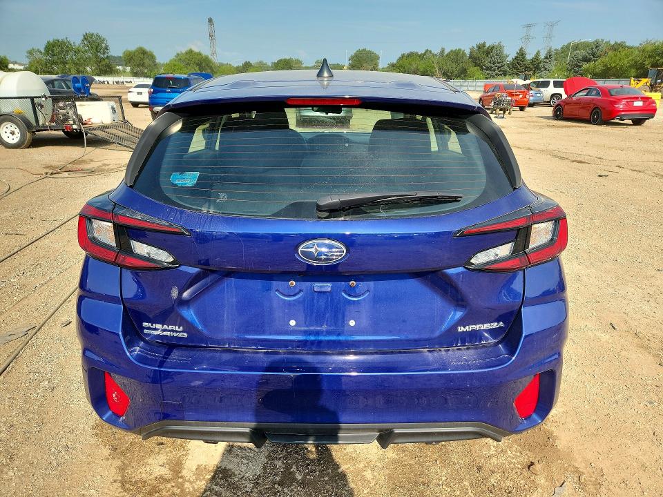 2024 Subaru Impreza VIN JF1GUABC4R8260163 COPART salvage auction — WATER/FLOOD, IL - SALVAGE CERT-FLOOD, sold $8,800 on 2026-09-08 (photo 6)