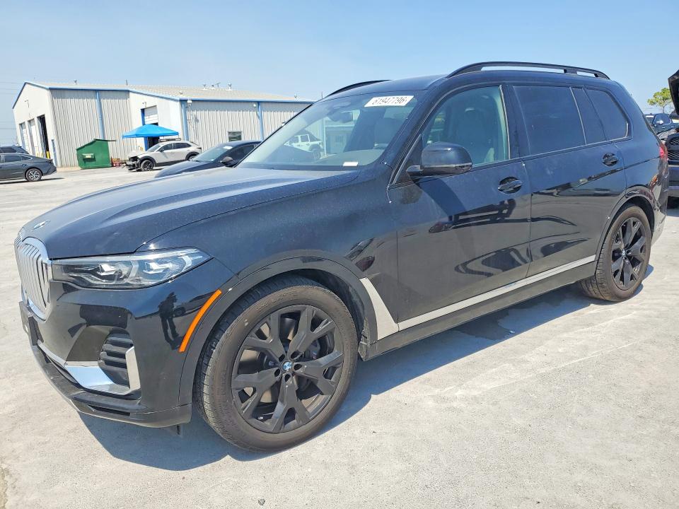 2022 BMW X7 VIN 5UXCW2C02N9J14750 — COPART salvage auction photo