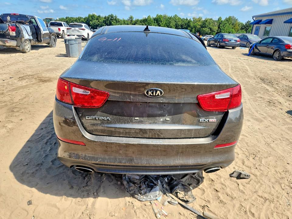2015 Kia Optima VIN 5XXGN4A76FG391651 COPART salvage auction — SIDE, FL - CERT OF TITLE SLVG REBUILDABLE, sold $650 on 2026-09-16 (photo 6)