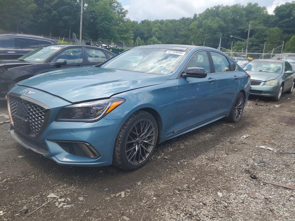 2018 Genesis G80 VIN KMHGN4JB4JU229410 COPART salvage auction — MECHANICAL, Mi - Certificate Of Title, sold $4,200 on 2026-09-03 (photo 1)