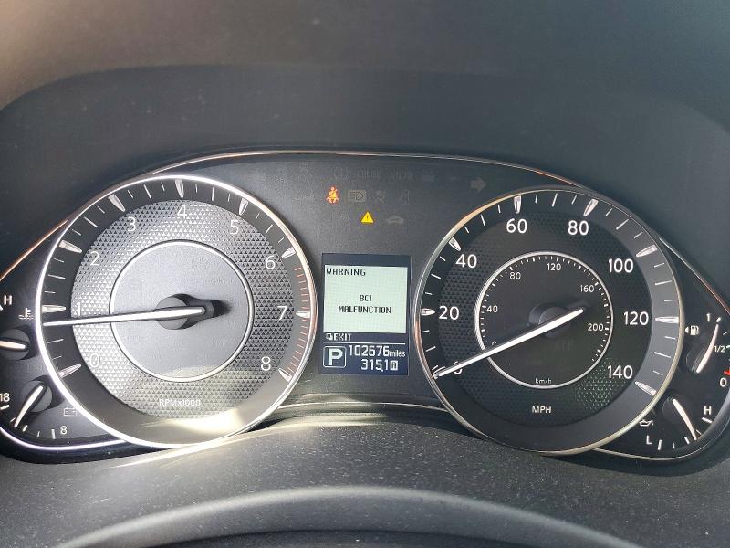 2018 Nissan Armada VIN JN8AY2ND9J9056735 COPART salvage auction — FRONT END, Tx - Salvage Vehicle Title, sold $7,700 on 2026-09-04 (photo 9)