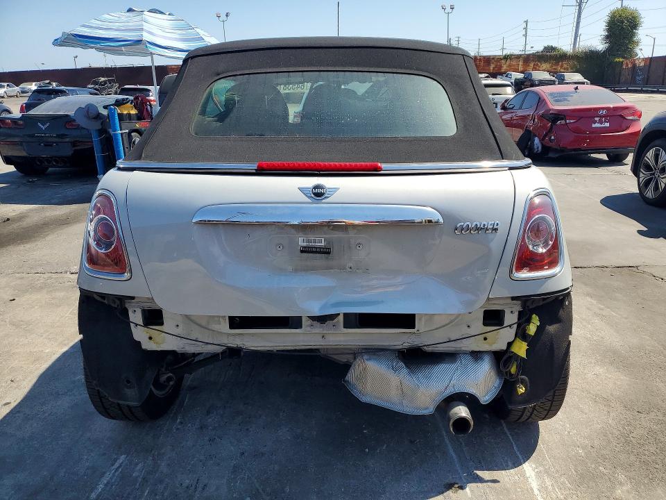 2012 Mini Cooper VIN WMWZN3C59CT134619 COPART salvage auction — REAR END, Salvage Title, sold $3,000 on 2026-08-21 (photo 6)