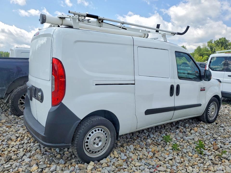 2016 Ram Promaster city VIN ZFBERFATXG6B14611 COPART salvage auction — FRONT END, MA - CERTIFICATE OF TITLE, sold $1,150 on 2026-08-13 (photo 3)