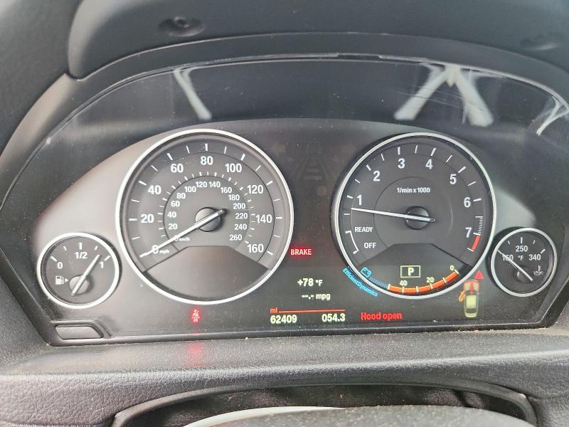 2016 BMW 3er VIN WBA8E3G52GNT80573 COPART salvage auction — FRONT END, Pa - Certificate Of Salvage, sold $2,800 on 2026-08-21 (photo 9)