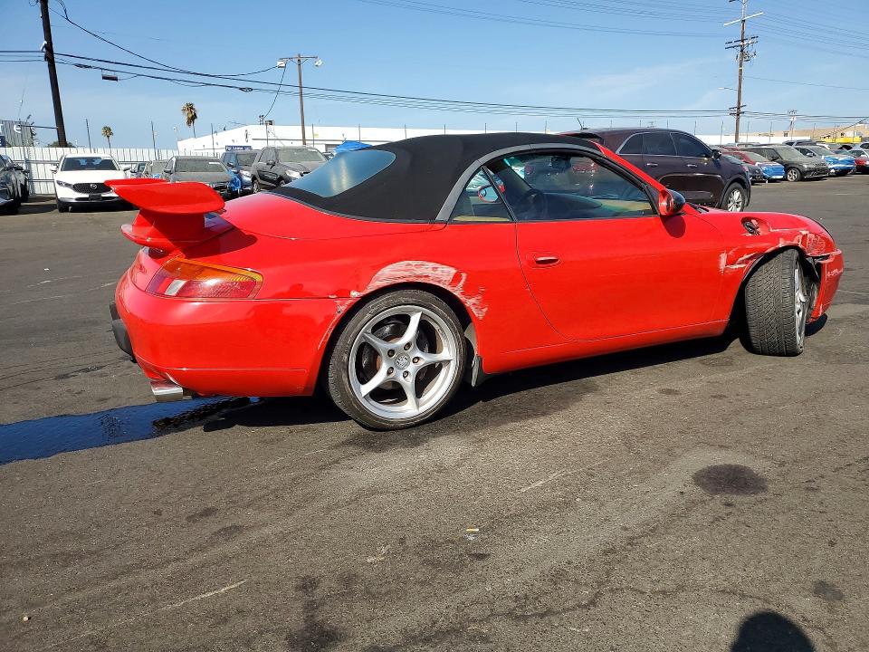1999 Porsche 911 VIN WP0CA299XXS650749 COPART salvage auction — FRONT END, Ca - Salvage Certificate, sold $4,600 on 2026-08-26 (photo 3)