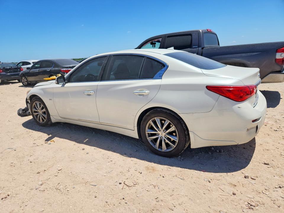 2016 Infiniti Q50 VIN JN1CV7AP8GM203145 COPART salvage auction — FRONT END, Salvage Title, sold $725 on 2026-09-10 (photo 2)