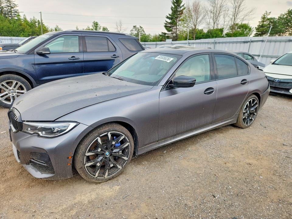 2021 BMW 3 series VIN 3MW5R7J05M8B83343 — COPART salvage auction photo