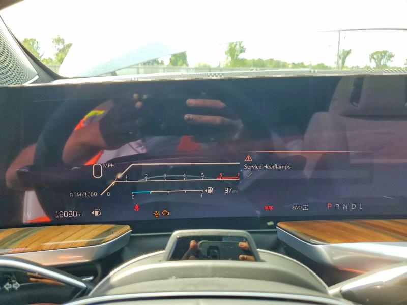 2025 Cadillac Escalade esv VIN 1GYS9RRL4SR237759 COPART salvage auction — FRONT END, FL - CERT OF TITLE SLVG REBUILDABLE (P), sold $67,500 on 2026-08-26 (photo 9)