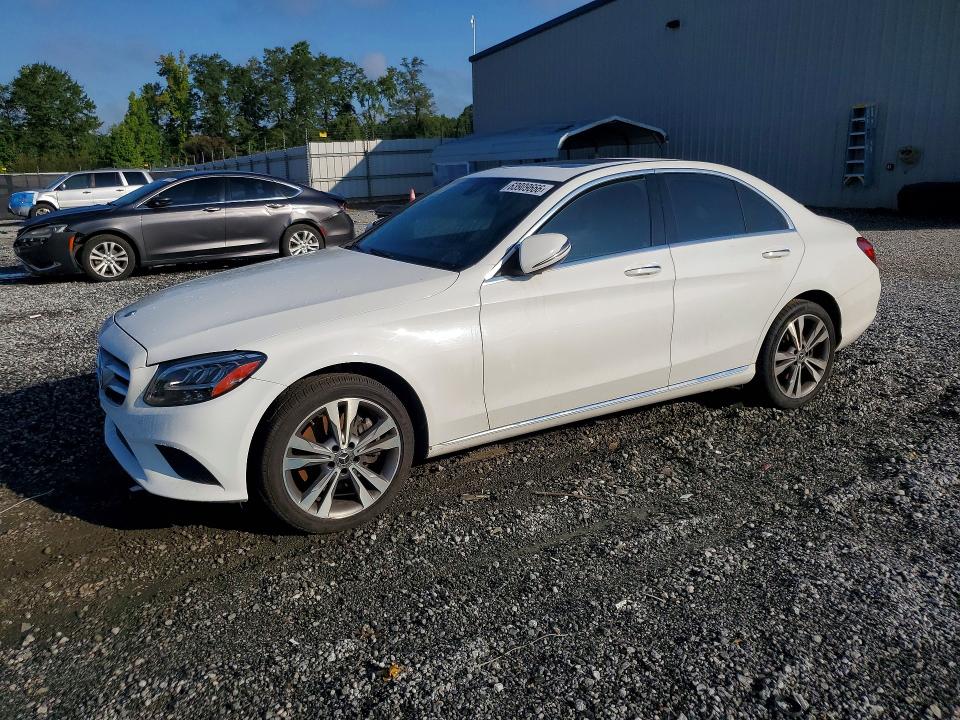 2020 Mercedes-benz C-klasse VIN WDDWF8EB3LR543429 COPART salvage auction — MINOR DENT/SCRATCHES, Wv - Certificate Of Title (P), sold $10,100 on 2026-08-12 (photo 1)