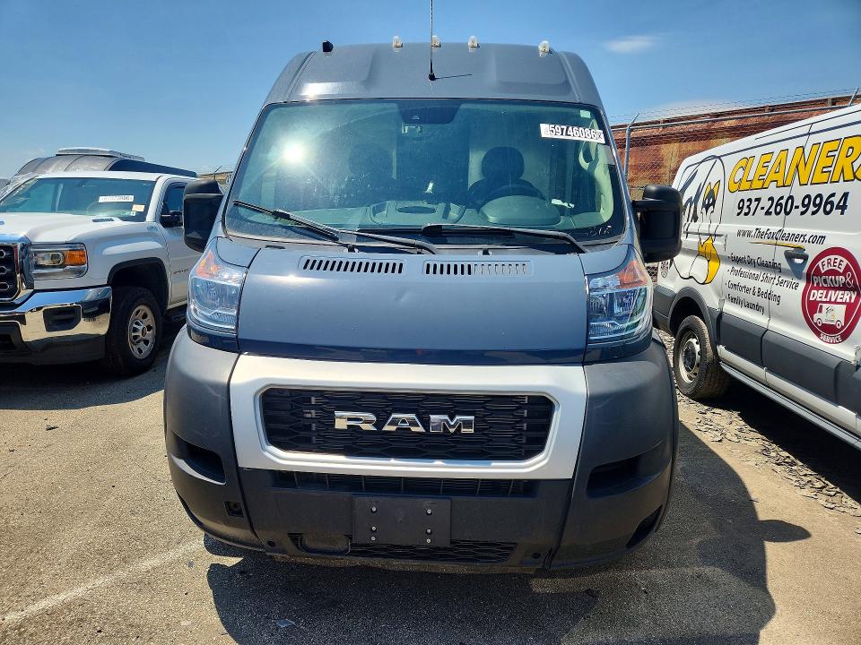 2021 Ram Promaster 3500 VIN 3C6MRVJG8ME535470 COPART salvage auction — MINOR DENT/SCRATCHES, OH - CERTIFICATE OF TITLE, sold $9,300 on 2026-08-18 (photo 5)
