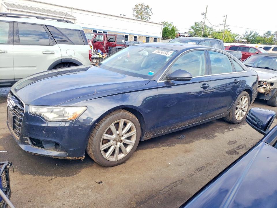 2013 Audi A6 VIN WAUGFAFC9DN137867 COPART salvage auction — FRONT END, Ct - Certificate Of Title, sold $475 on 2026-09-01 (photo 1)